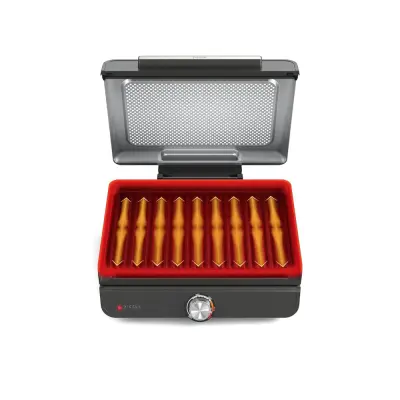 PLANCHA Y PARRILLA 2-EN-1 ELECTRICA SIZZLE GR101